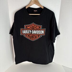 Harley Davidson Graphic T Shirt, XL, Black, Hillbilly Gatlinburg Tennessee, Logo